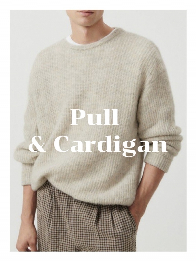 Pull et cardigan