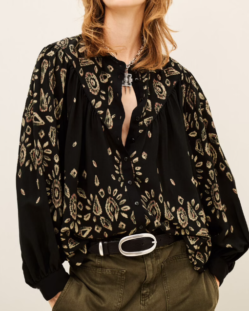 CHEMISE BRAVA NOIR ~ BASH