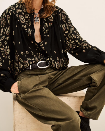 CHEMISE BRAVA NOIR ~ BASH