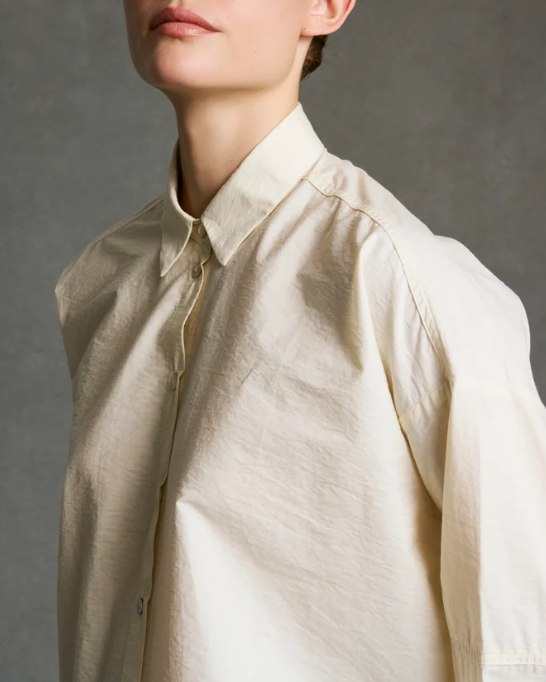 CHEMISE KETTY UNI SNOW ~ HOD