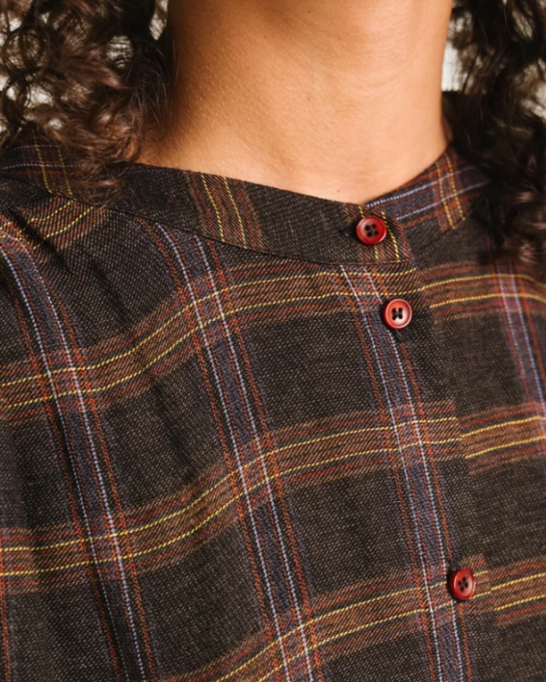 BLOUSE GLADIS/CUSCO MARRON ~ SACRÉ COEUR