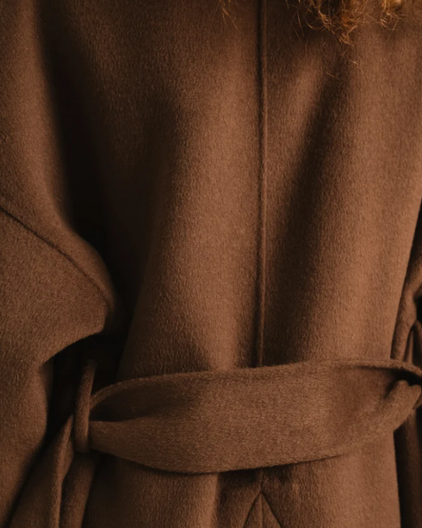MANTEAU ANGELE/BROWN MARRON ~ SACRÉ COEUR