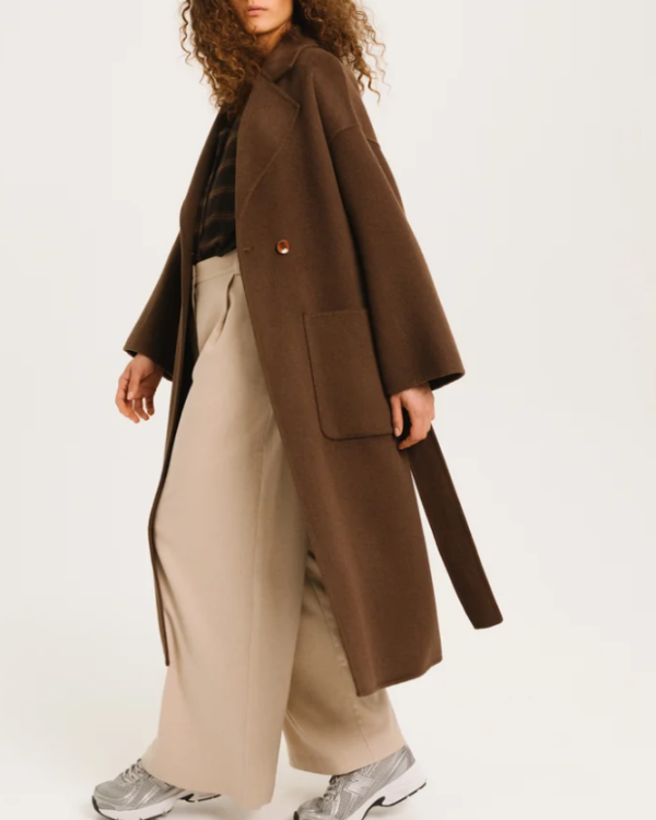MANTEAU ANGELE/BROWN MARRON ~ SACRÉ COEUR