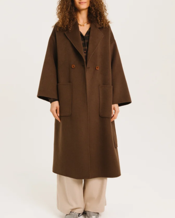 MANTEAU ANGELE/BROWN MARRON ~ SACRÉ COEUR