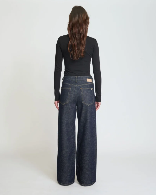 JEAN H CODY BRUT STRAIGHT WIDE LEG WATER WASH