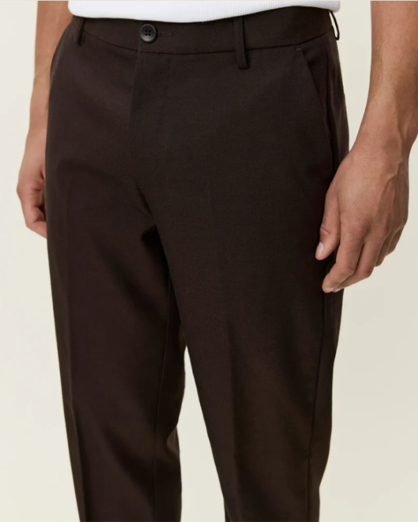 PANTALON BRUSHED TWILL MOLÉ BROWN ~ LES DEUX