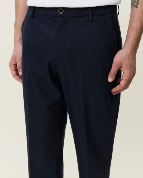 PANTALON BRUSHED TWILL DARK NAVY ~ LES DEUX