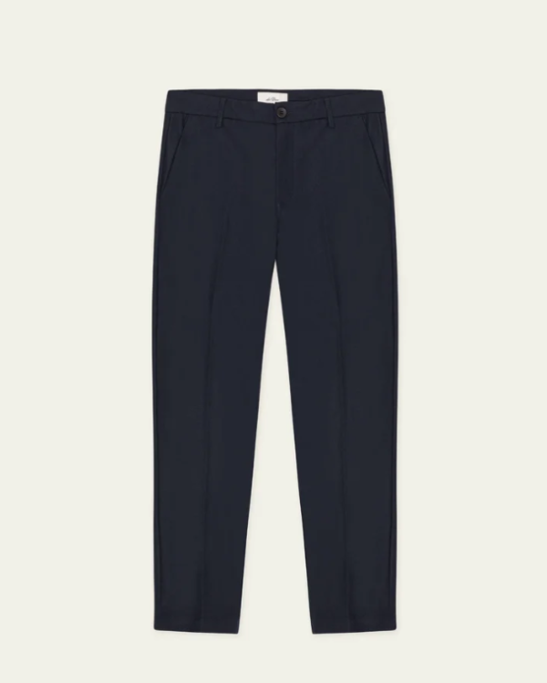 PANTALON BRUSHED TWILL DARK NAVY ~ LES DEUX