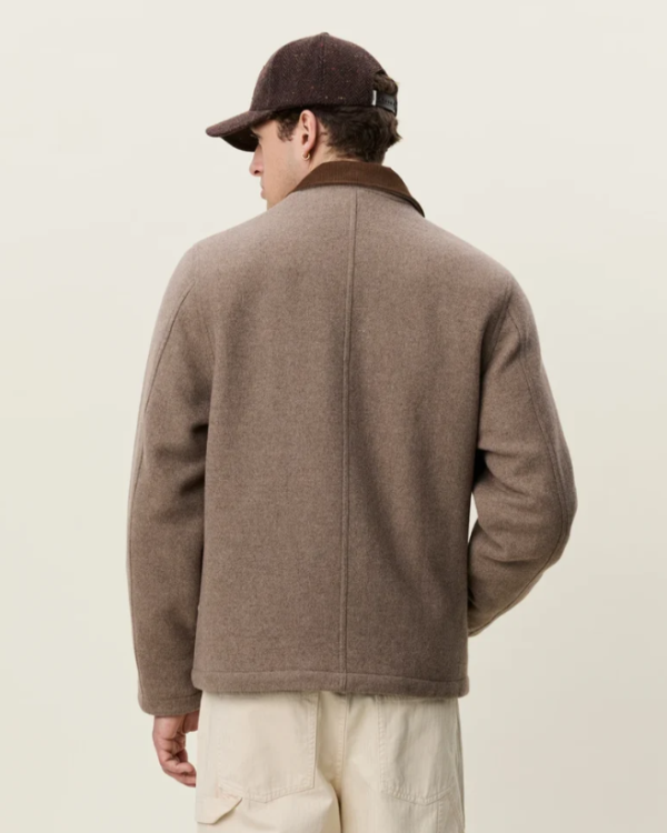VESTE MELANGE WOOL DARK SAND MELANGE ~ LES DE