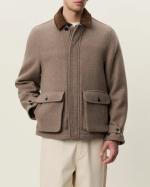 VESTE MELANGE WOOL DARK SAND MELANGE ~ LES DE