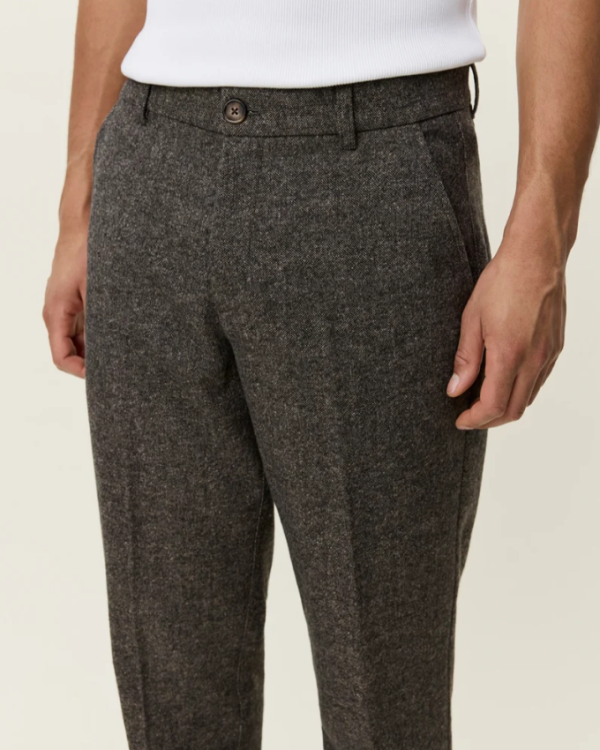 PANTALON WOOL MELANGE CARIBOU ~ LES DEUX