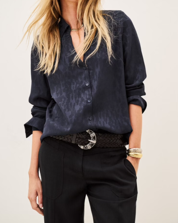 CHEMISE HETSEY ENCRE ~ BASH