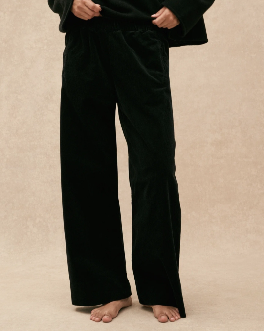 PANTALON JIMMY VELOURS BLACK ~ HOD