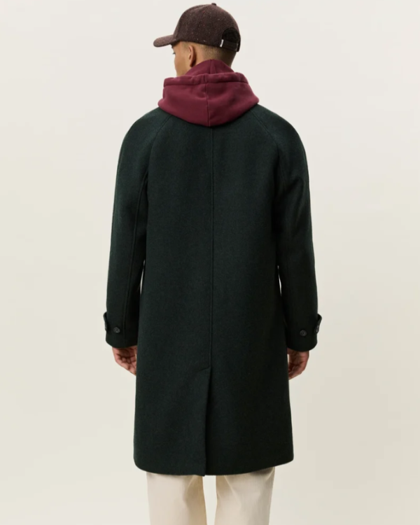 MANTEAU SOLID WOOL ROSIN GREEN ~ LES DEUX