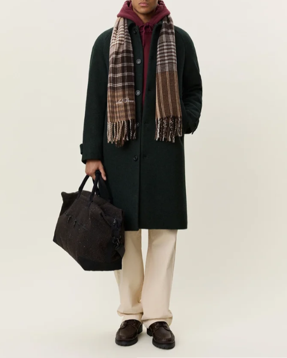 MANTEAU SOLID WOOL ROSIN GREEN ~ LES DEUX