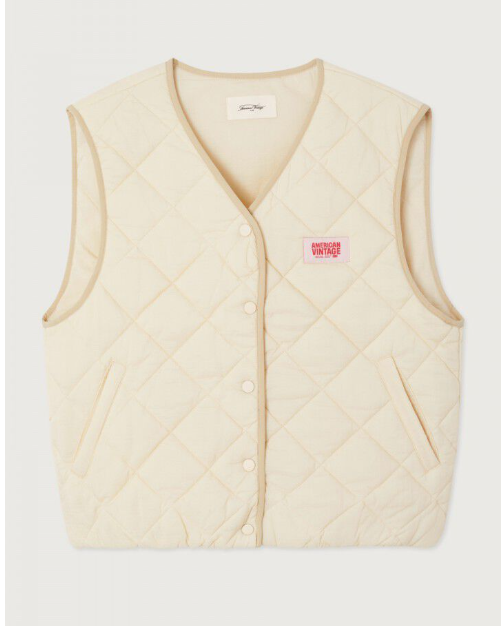 VESTE COURTE YUP16B CREME ~ AMERICAN VINTAGE