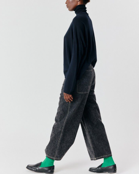 PULL TOI18B NOIR ~ AMERICAN VINTAGE
