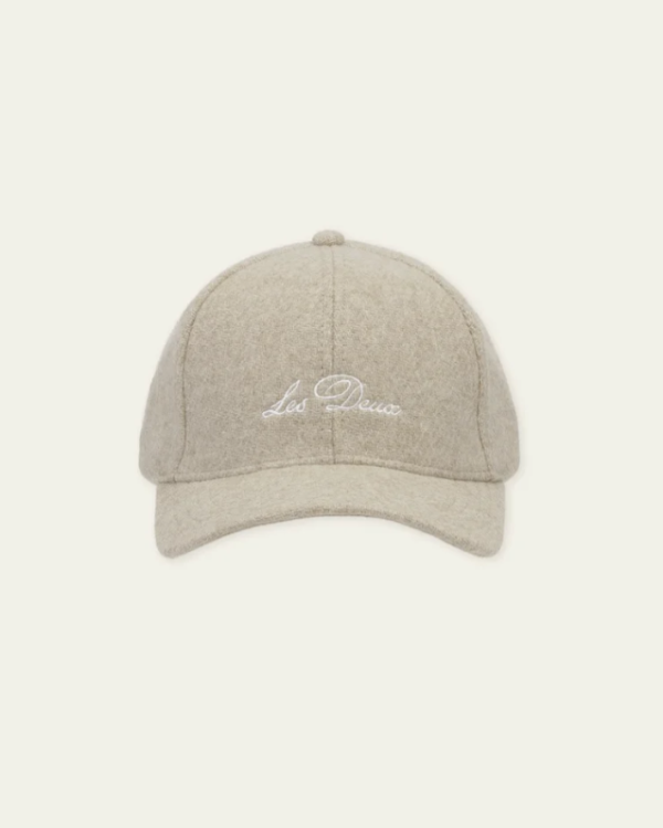 CASQUETTE SIGNATURE WOOL DARK SAND ~ LES DEUX