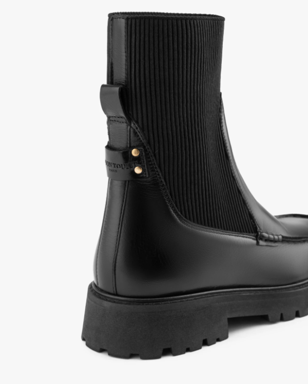 BOTTES JANELLE NOIR ~ MAISON TOUFET