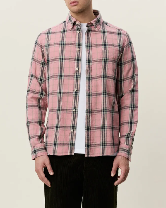 CHEMISE VINTAGE CHECK INDIA INK BLUE ~ LES DE