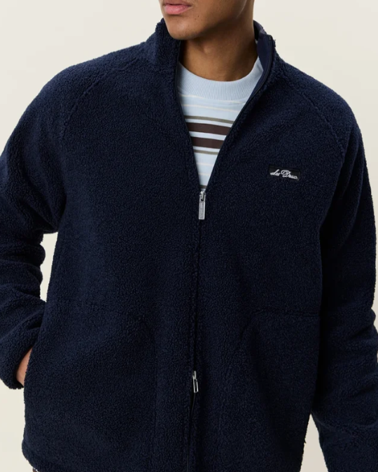 VESTE PATCH TEDDY DARK NAVY ~ LES DEUX