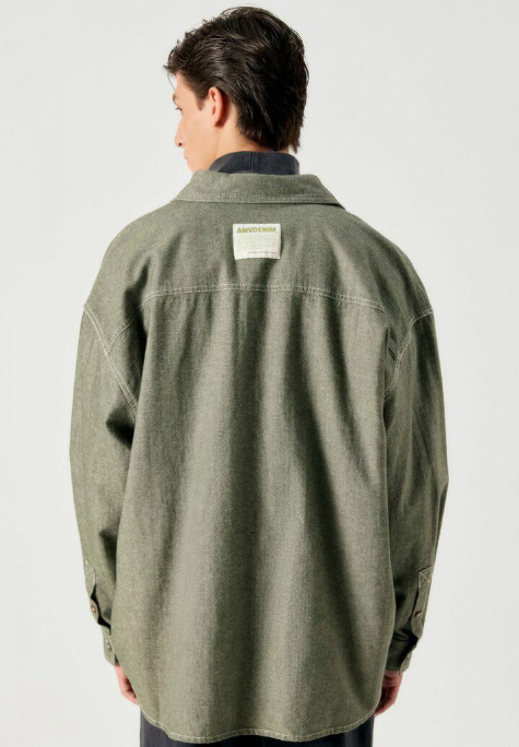 CHEMISE MLOF06A STONE KAKI ~ AMERICAN VINTAGE