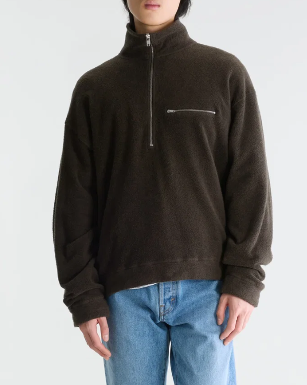 SWEAT MABER62 DARK BROWN ~ BELLEROSE