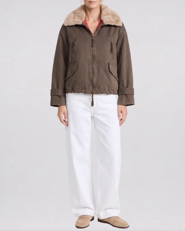 VESTE TYRA II BROWN TAUPE ~ BLONDE NO.8
