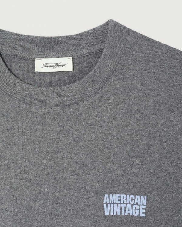 T-SHIRT YKO02C GRANITE CHINE ~ AMERICAN VINTA