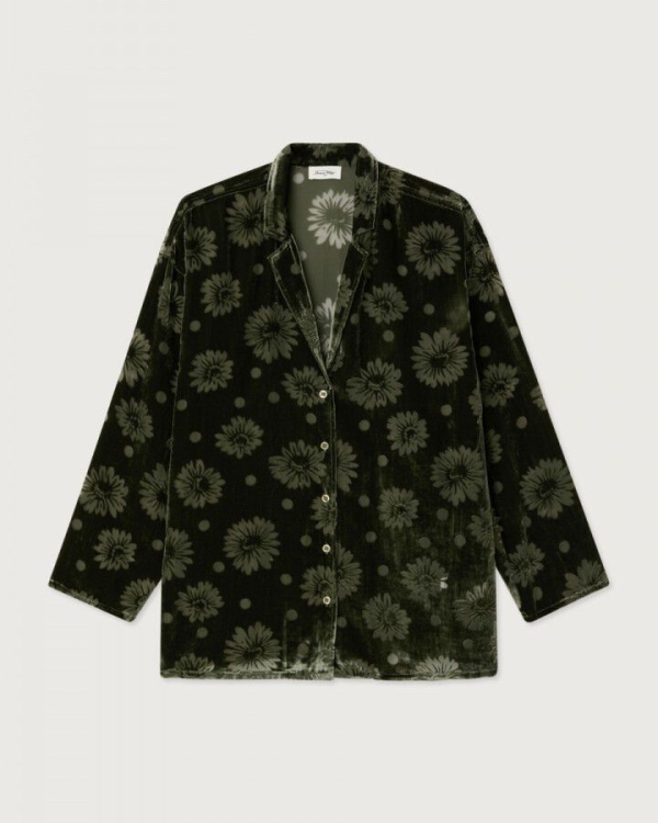 CHEMISE ANT06A FLEUR FORET ~ AMERICAN VINTAGE