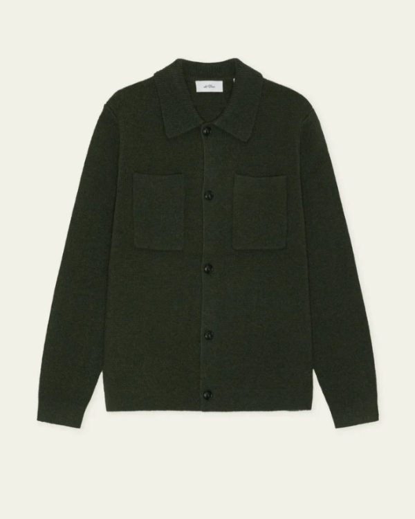 SURCHEMISE MILANO KNIT ROSIN GREEN ~ LES DEUX