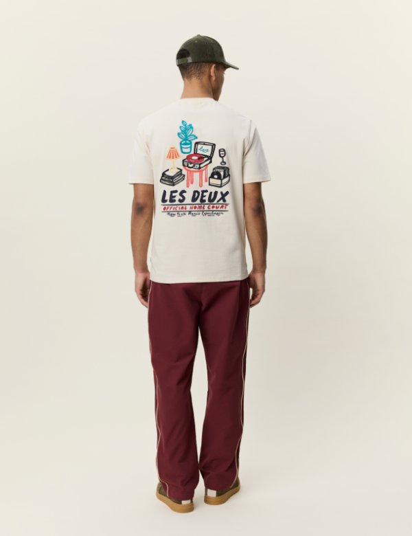 T-SHIRT RECORD IVORY ~ LES DEUX