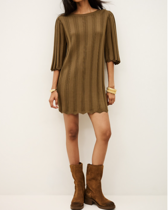 ROBE SELINE CHAMOIS ~ BASH