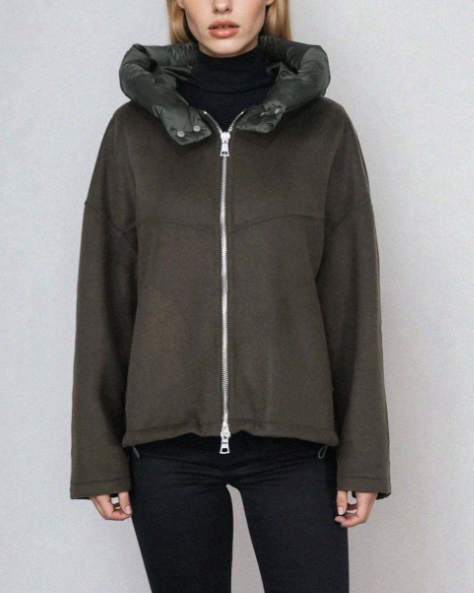 VESTE JERRY OLIVE ~ BLONDE NO.8