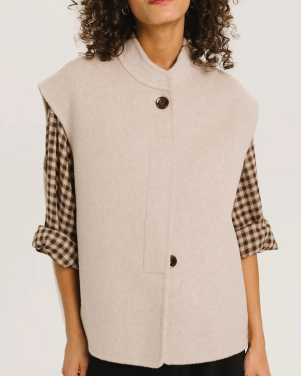 GILET MIREIA/PEARL ECRU ~ SACRÉ COEUR