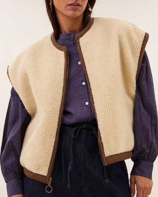 VESTE GIO SLEEVELESS HAZEL ~ BY BAR