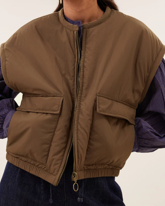 VESTE GIO SLEEVELESS HAZEL ~ BY BAR