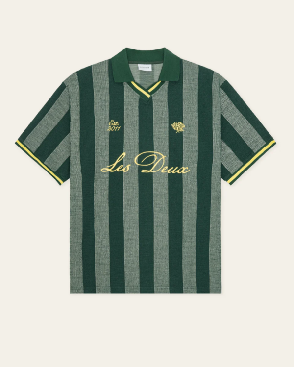 TEE SHIRT STRIPE JACQUARD FOOTBALL - LES DEUX