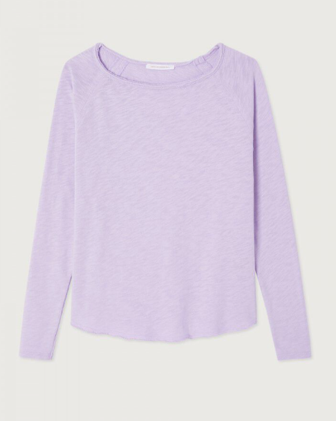 T-SHIRT SON31G VIOLET PASTEL VINTAGE ~ AMERIC