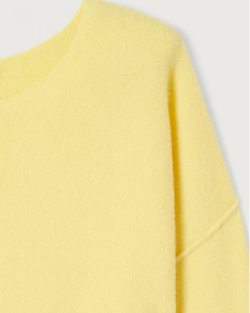 PULL DAM225 BEURRE CHINE ~ AMERICAN VINTAGE