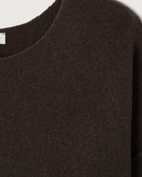 PULL DAM225 BRUNE CHINE ~ AMERICAN VINTAGE