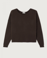 PULL DAM225 BRUNE CHINE ~ AMERICAN VINTAGE