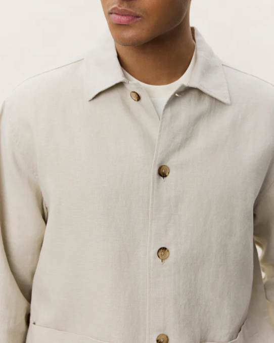 CHEMISE LINEN OVERSHIRT SAND - LES DEUX