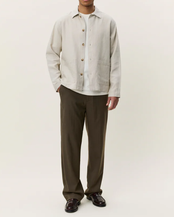 CHEMISE LINEN OVERSHIRT SAND - LES DEUX