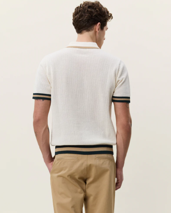 POLO LACE KNITTED WHITE - LES DEUX