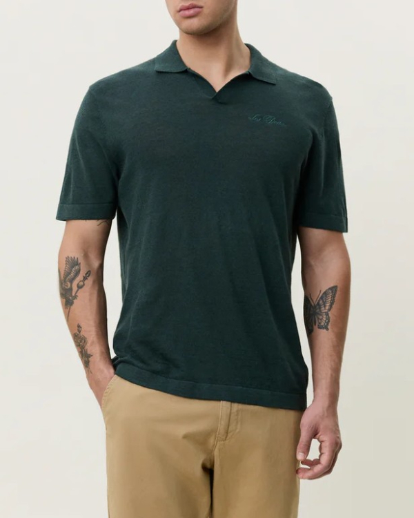 POLO SIGNATURE GREEN - LES DEUX