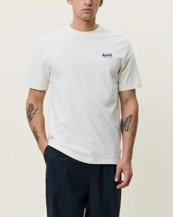 TEE SHIRT CAFE IVORY - LES DEUX