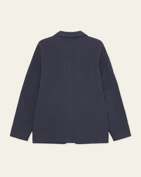 BLAZER SEERSUCKER NAVY - LES DEUX