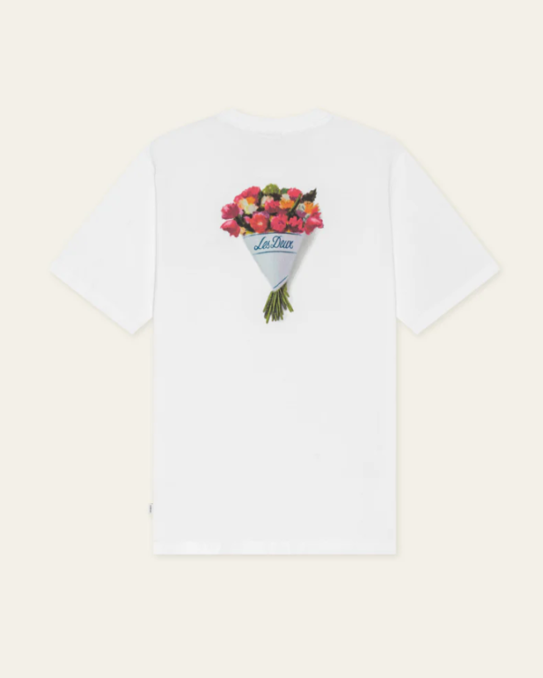 TEE SHIRT BOUQUET WHITE - LES DEUX