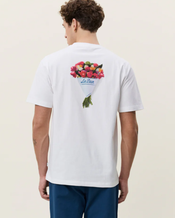 TEE SHIRT BOUQUET WHITE - LES DEUX